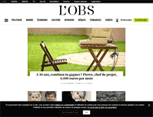 Tablet Screenshot of nouvelobs.com